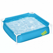 Дитячий басейн Bestway 56217 (122x122x30.5 см) блакитний